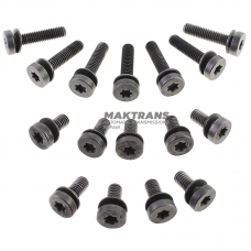 Комплект кріпильних болтів масляного насоса TOYOTA / LEXUS U660E, U660F, U760E - 9014860068, 9014860067 (16 болтів у комплекті)