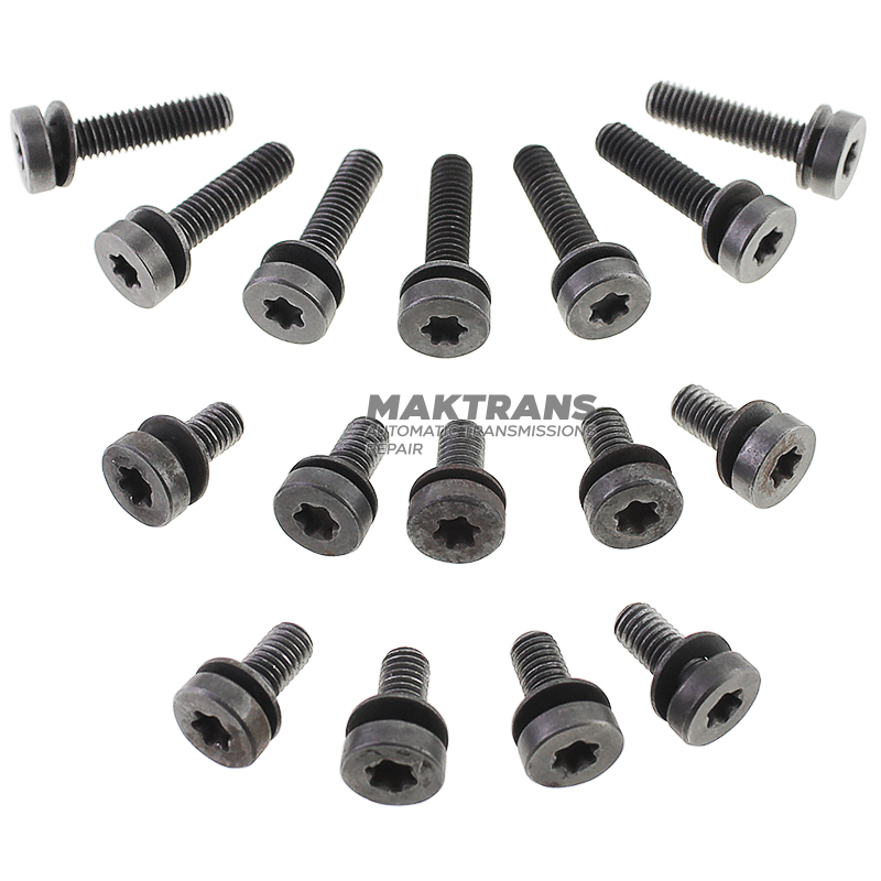Комплект кріпильних болтів масляного насоса TOYOTA / LEXUS U660E, U660F, U760E - 9014860068, 9014860067 (16 болтів у комплекті)