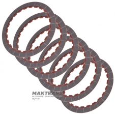 Комплект фрикционных дисков FORD 6F50, 6F55 / GM 6T70E, 6T75E — 6 дисков в комплекте (121×1.6x24T)