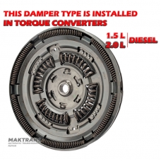 Отремонтированный (road tested) гидротрансформатор FORD 8F40 — 2.0 DIESEL, нар.Ø пилота 35 мм