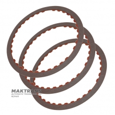 Комплект фрикционных дисков 2-6 Clutch FORD 6F50, 6F55 / GM 6T70, 6T75 — 3 фрикционных диска в комплекте (толщина 1.65 мм, нар.Ø 209.15 мм, 33 зуба), 27264337