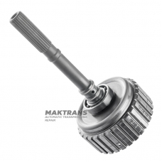 Выходной вал, барабан Transfer Clutch (без дисков) SUBARU CVT TR580 — 33123AA350, общая высота 265 мм, 24 шлица (нар.Ø шлицевой части 24.65 мм) 