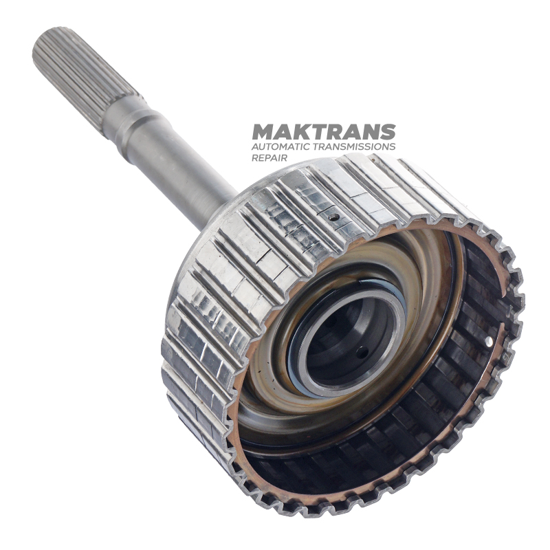 Вихідний вал, барабан Transfer Clutch (без дисків) SUBARU CVT TR580 - 33123AA350, загальна висота 265 мм, 24 шліци (нар.Ø шліцевої частини 24.65 мм)