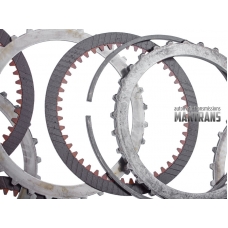 Комплект стальных и фрикционных дисков B3 Brake Clutch 722.6 1402720625 1402721826  5 фрикционных дисков