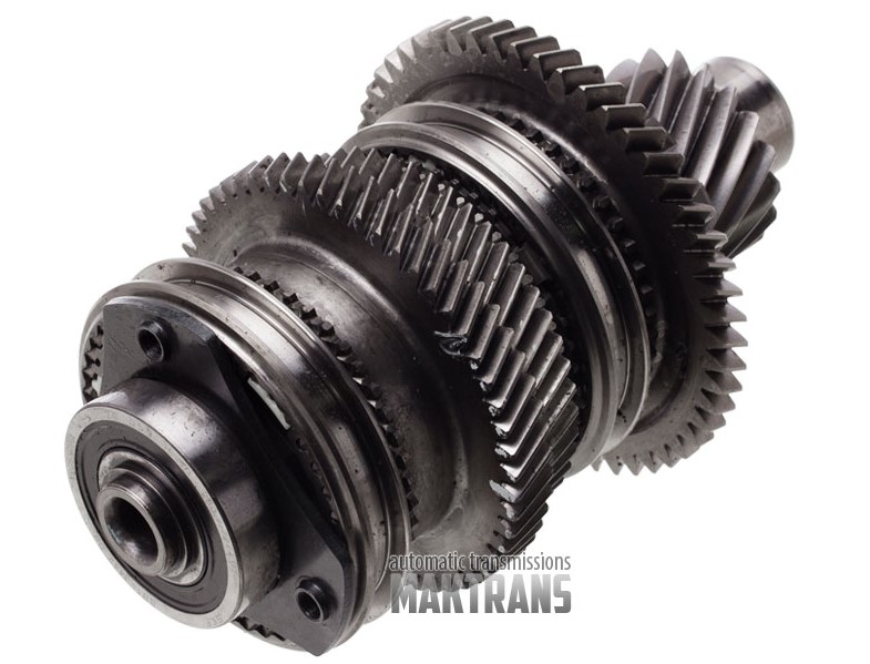 Output shaft #2 DCT250 (DPS6) assembled with gears [18|52|47|54] teeth ...